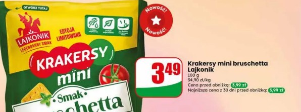 Krakersy mini bruschetta Lajkonik