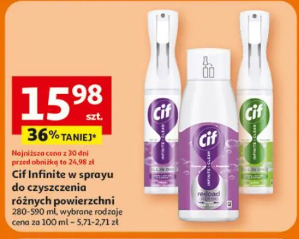 Cif Infinite w sprayu do czyszczenia różnych powierzchni