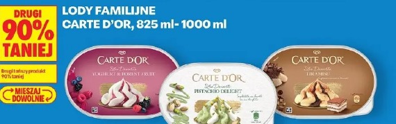 Lody familijne Carte d'Or