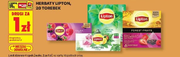 Herbaty Lipton, 20 torebek