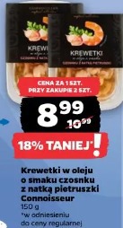 Krewetki w oleju o smaku czosnku z natką pietruszki Connoisseur