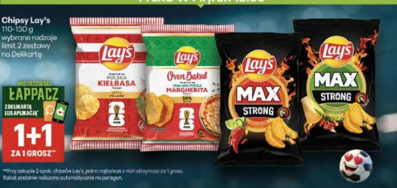 Chipsy Lay's 1+1 za grosz