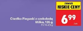 Ciastka Pieguski z czekoladą Milka