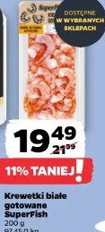 Krewetki białe gotowane SuperFish