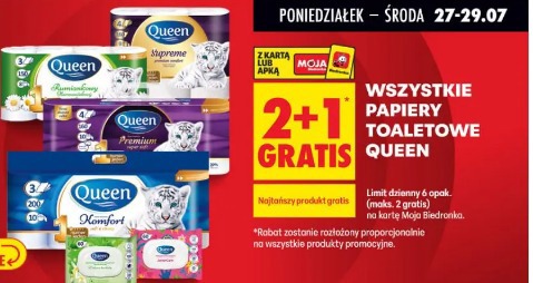 Wszystkie papiery toaletowe Queen