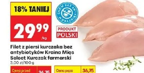 Filet z piersi kurczaka bez antybiotyków Kraina Mięs Select Kurczak farmerski