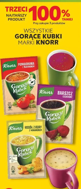 Gorące kubki Knorr