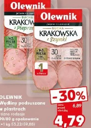 Olewnik Wędliny podsuszane w plastrach