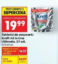Kraft All in One Ultimate tabletki do zmywarki