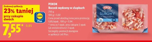 Pikok Boczek wędzony w słupkach