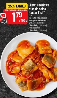 Filety śledziowe w sosie salsa Master Fish