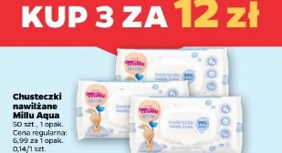 Chusteczki nawilżane Millu Aqua