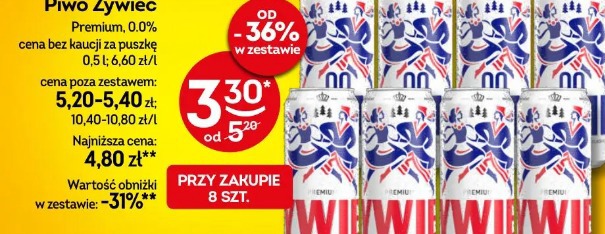 Piwo Żywiec Premium 0.0%