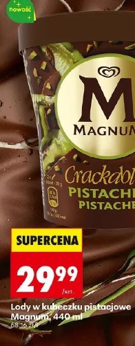Lody w kubeczku piastacjowe Magnum, 440ml