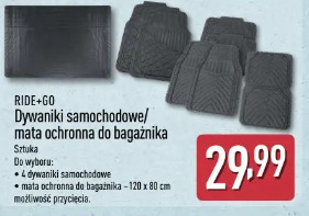 RIDE+GO Dywaniki samochodowe/mata ochronna do bagażnika