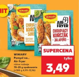 Winiary Pomysł na... Air fryer chrupiący kurczak serowy / chrupiący kurczak jalapeño