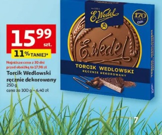 Torćik Wedlowski ręcznie dekorowany