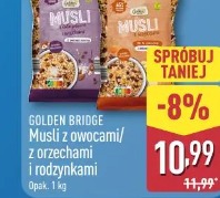 Golden Bridge Musli z owocami/ z orzechami i rodzynkami