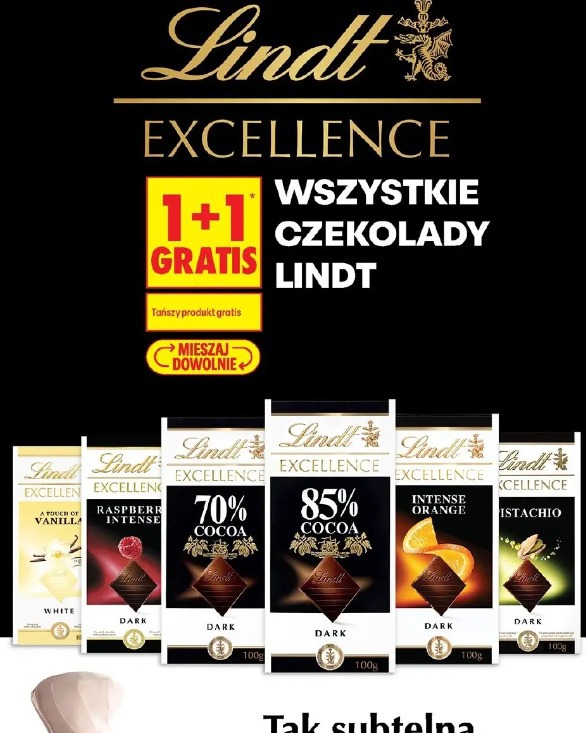 Wszystkie czekolady Lindt