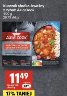 Kurczak słodko-kwaśny z ryżem Asia Cook