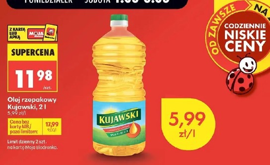 Olej rzepakowy Kujawski