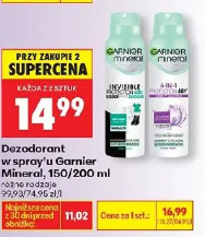 Dezodorant w sprayu Garnier Mineral