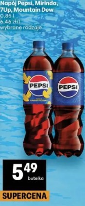 Napój Pepsi, Mirinda, 7Up, Mountain Dew