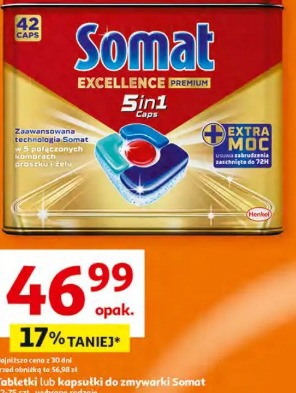 Tabletki lub kapsułki do zmywarki Somat