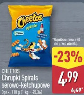 Cheetos Chrupki Spirals serowo-ketchupowe