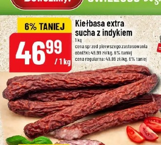 Kiełbasa extra sucha z indykiem