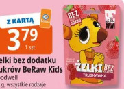 Żelki bez dodatku cukrów BeRaw Kids Foodwell
