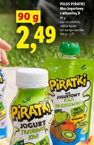Pilos Piratki Mus jogurtowy z witaminą D