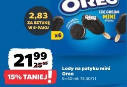 Lody na patyku mini Oreo