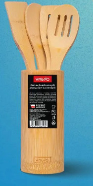 Zestaw akcesoriów bambusowych Vavio