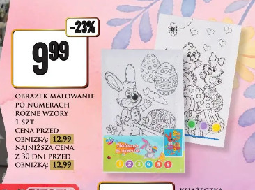 Obrazek malowanie po numerach różne wzory