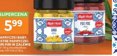 Papryczki baby, ostre papryczki piri piri w zalewie ¡Qué Rico!