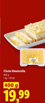 Ciasto limoncello