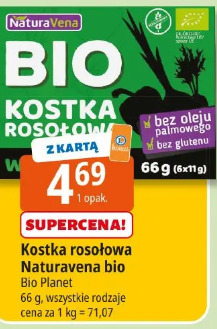 Kostka rosołowa Naturavena bio