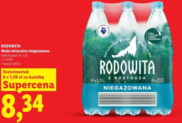 Rodowita Woda mineralna niegazowana