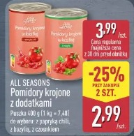All Seasons Pomidory krojone z dodatkami