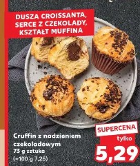 Cruffin z nadzieniem czekoladowym