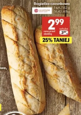 Bagietka czosnkowa La Lorraine