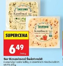 Ser Kaszubski Światowid z papryką i kozieradką, z czosnkiem niedźwiedzim