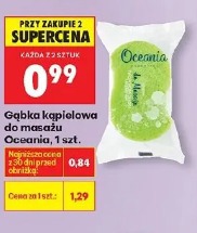 Gąbka kąpielowa do masażu Oceania