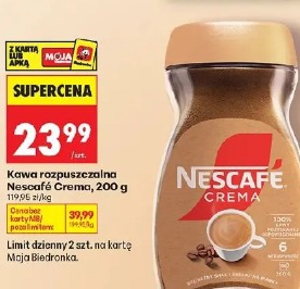 Kawa rozpuszczalna Nescafé Crema