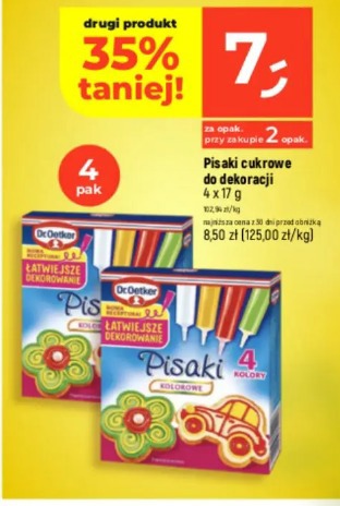 Pisaki cukrowe do dekoracji Dr. Oetker