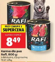 Rafi karma dla psa z jagnięciną/dziczyzna