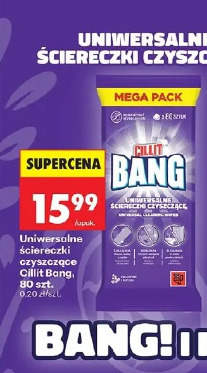 Uniwersalne ściereczki czyszczące Cillit Bang