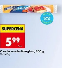 Ciasto kruche Henglein