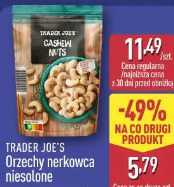 Trader Joe's Orzechy nerkowca niesolone